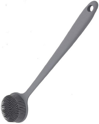 HM EVOTEK Body Wash Brush for Shower with Long Handle and Gentle Silicone Tips