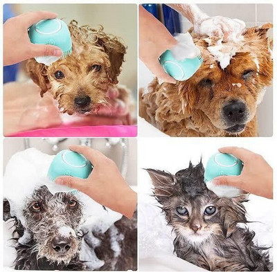 HM EVOTEK Soft Bath Brush Cleaning Brushes Massage Skin Scrubber Can Fill Shampoo B-11