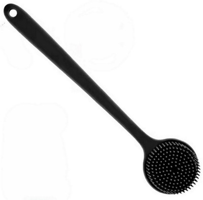 NARV Silicone Back Scrubber for Shower with Long Handle and Dual Sided Design