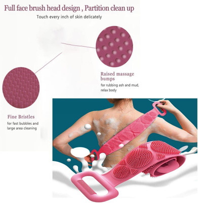 SHIVA Silicone Bath Brush/Belt 9*766