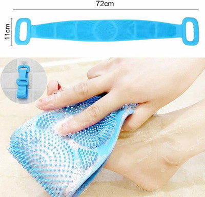 rudraksha creation Double Sided Scrubber Brush, Deep Clean Improve Back Skin-41GT