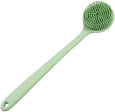 Giffy ® Long Handle Soft Silicone Back Bath Scrubber Cleaning Brush