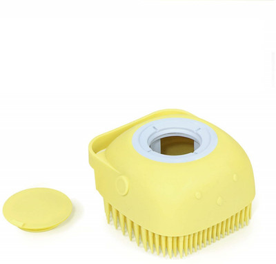 Manav Silicone Soft Bath Body Brush with Shampoo Dispenser 1.490