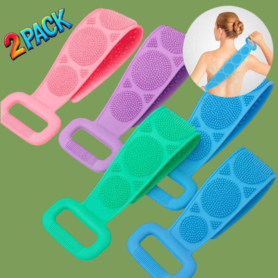 Jantrex Body Scrubber Strap | Comes with Soft and Firm Bristles for Back Wash