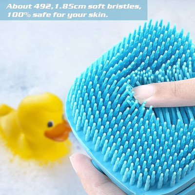 SANDIAM SALES Back Brush Exfoliating Body Scrubber With Handle-45LO