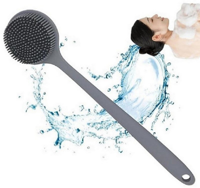 RBGIIT Shower Back Scrubber with Massage Nubs and Soft Silicone Bristle Design