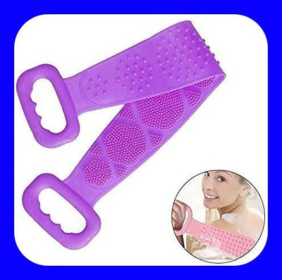 xwipe Soft Silicone Back Scrubber Brush Cum Belt for Exfoliating Shower Bath