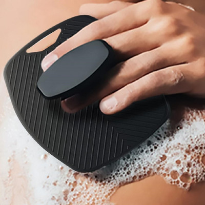 JIGGL Long Handle Brush Massage Brush for All Ages – Gentle Exfoliation