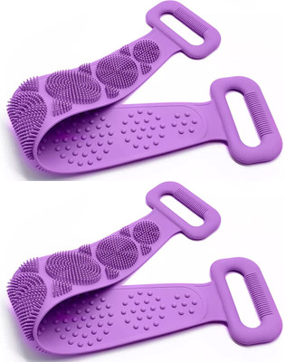 virtushops Silicon body scrubber pack of 2