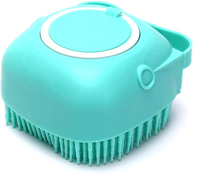 Gryty Body Scrubber with Soap Dispenser Brush, Soft Body Exfoliator.
