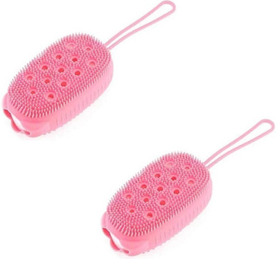 GLOWTRONIX Bubble Bath Brush Quick Foaming / Scrubbing Brushes Soft RubbingMassage