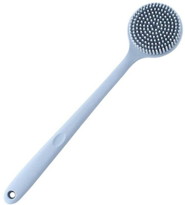 Dhvyant Mart Eco-Friendly 2 in 1 Long Handle Anti-Slip Shower Back Scrubber Bath Brush