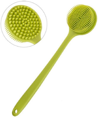 HM EVOTEK Exfoliating Silicone Bath Brush for Deep Cleaning Back, Legs, and Body