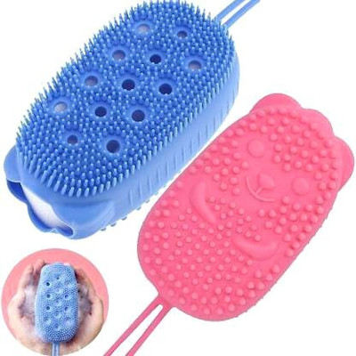 AddIntoCart Loofah(Pack of 2, Multicolor)