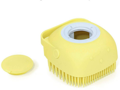 KOTLEY Silicone Soft Bath Body Brush with Shampoo Dispenser Scrub Massage for Men Women
