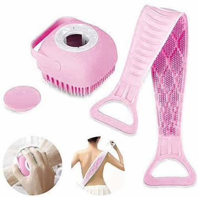 Funel Combo of Body Scrubber And Bath Brush 575