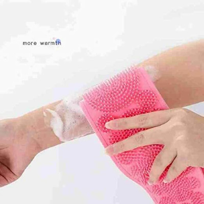 CLEANSKY Body Back Scrubber, Double Side Bathing Brush (Pack of 1) Multicolor