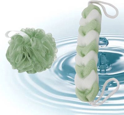 NILORO Loofah(Pack of 2, Multicolor)