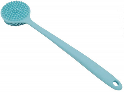 HM EVOTEK Full Body Shower Brush with Silicone Soft Nubs and Comfortable Handle