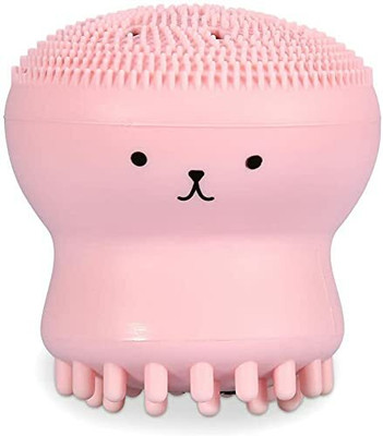 NEHIK ENTERPRISE Silicone Facial Cleansing Brush, Octopus Shape Waterproof Face Scrubber