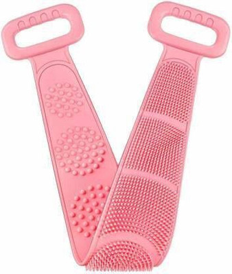 Hitvik Body Scrubber Silicone Massager Double Sided Back Scrubber Belt, Bathing Brush