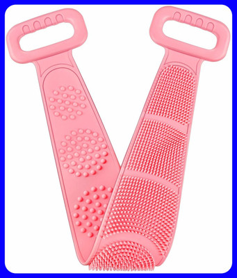 SJK Body Wash Silicone Body Scrubber Double Side