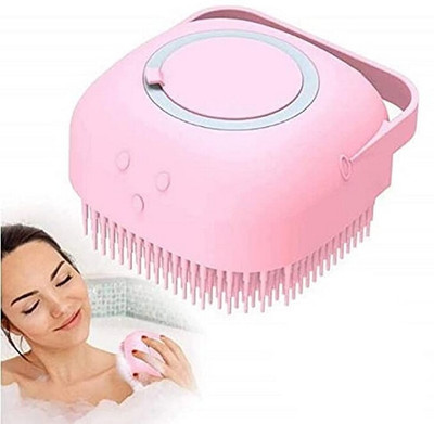 HM EVOTEK Soft Bath Brush Cleaning Brushes Massage Skin Scrubber Can Fill Shampoo B-22