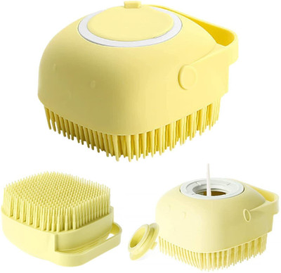 Mid Light Body Bath Brush Silicone Soft Cleaning with Shampoo Dispenser M40