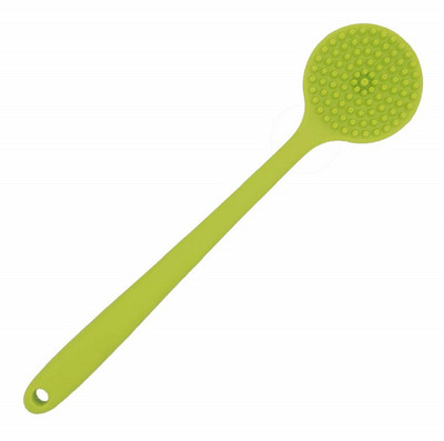 HM EVOTEK Silicone Body Brush for Shower with Anti-Slip Handle and Massage Nubs