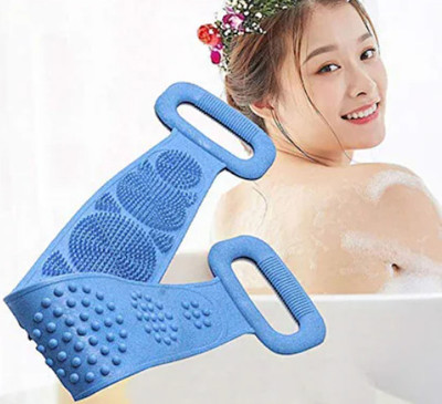 Satvik bath towel double chopping belt scrubber washer for bath