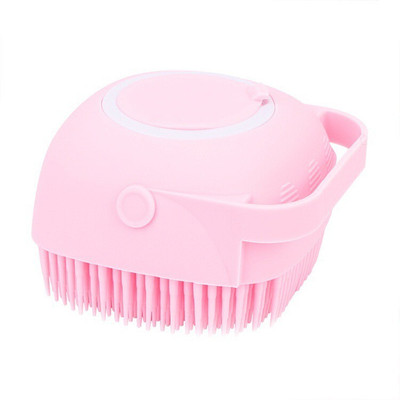 TopDoc Silicone Soft Bath Body Brush with Shampoo Dispenser Scrubber use in Shower