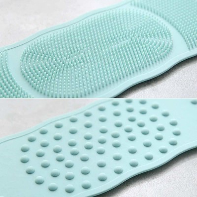 RTAD Double Sided Silicone Body Bath Belt/Exfoliating Shower Scrubber BeltX1.1426