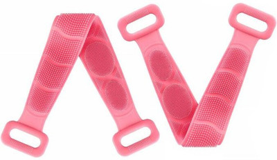 Janki Silicone Back Scrubber Belt Soft Body Massage Cleaning Exfoliating Bath Brush