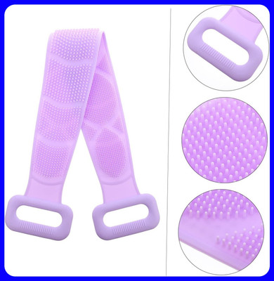 SJK Body Wash Silicone Body Scrubber Double Side