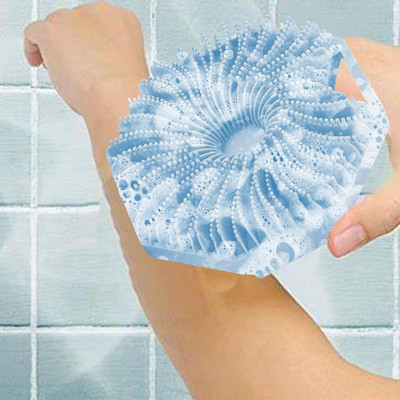 HM EVOTEK Bath Body Brush for Bathing Soft Exfoliator Silicon Body Loofah for Babies