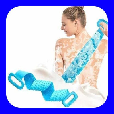 xwipe Soft Silicone Back Scrubber Brush Cum Belt for Exfoliating Shower Bath