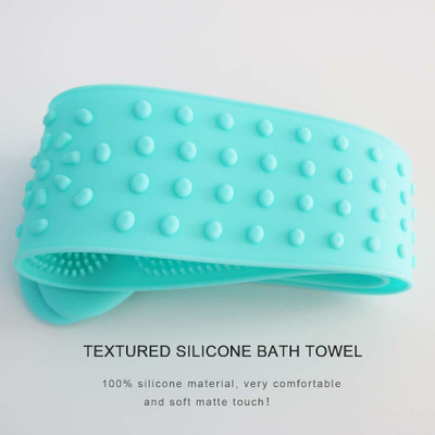 RadhaTex Double Sided Silicone Body Bath Belt/Exfoliating Shower Scrubber BeltX1.77