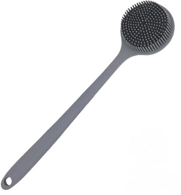 HM EVOTEK Dual-Sided Silicone Shower Brush for Gentle Scrub and Blood Circulation