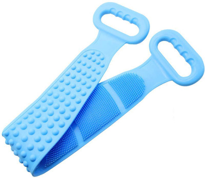 hgsyt Double Sided Silicon Scrubber Belt for Bath. Multicolour