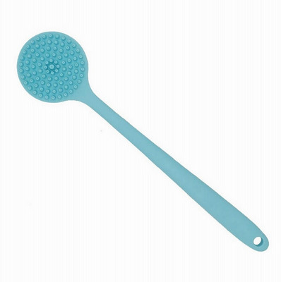 RBGIIT Shower Brush for Skin Scrubbing with Dual Silicone Surface and Grip