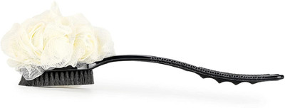 HM EVOTEK Bath Sponge With Double Side Brush With Handle LB-59