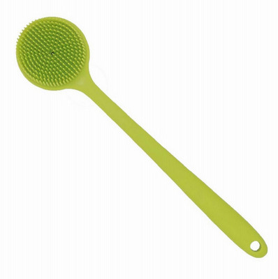 RBGIIT Silicone Body Brush with Long Handle for Gentle and Deep Cleaning Skin