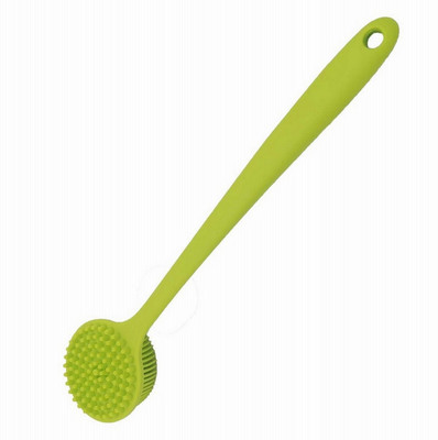 NARV Exfoliating Bath Brush with Non-Slip Handle and Soft Silicone Bristles