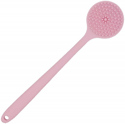 NARV Silicone Bath Scrubber for Body Cleaning with Dual Texture Design Brush