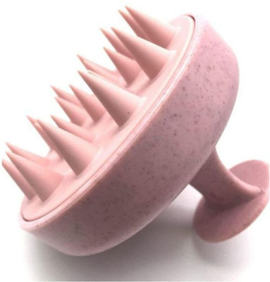 Mg StarMart Scalp Hair Head Soft Silicone Scrubber Brush For Shampoo To Reduce Dandruff