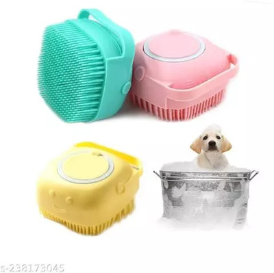 patronic Grooming Brush Pet Shampoo Bath Brush