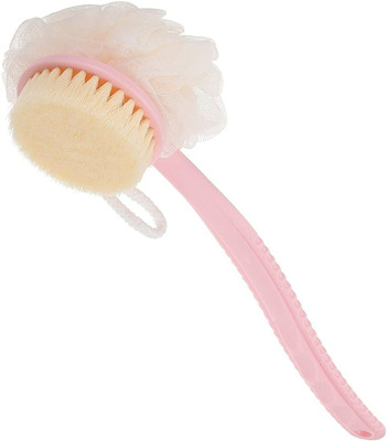 RUSHABH ENTERPRISE Back Exfoliator with 2 In 1 Mesh Bristles Body Brush and Back Brush Long Handle