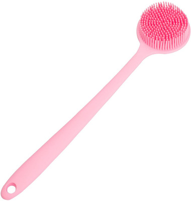 RBGIIT Exfoliating Silicone Bath Brush with Easy-Grip Handle for Full Back Reach