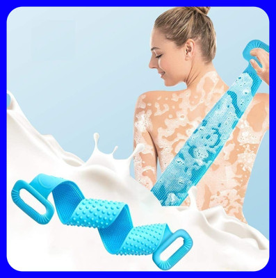 SJK Body Wash Silicone Body Scrubber Double Side