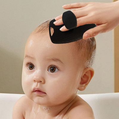 PBKN Non-Slip Handle Silicone Bath Brush for All Ages – Shower Use